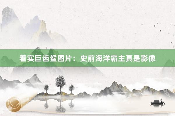 着实巨齿鲨图片：史前海洋霸主真是影像
